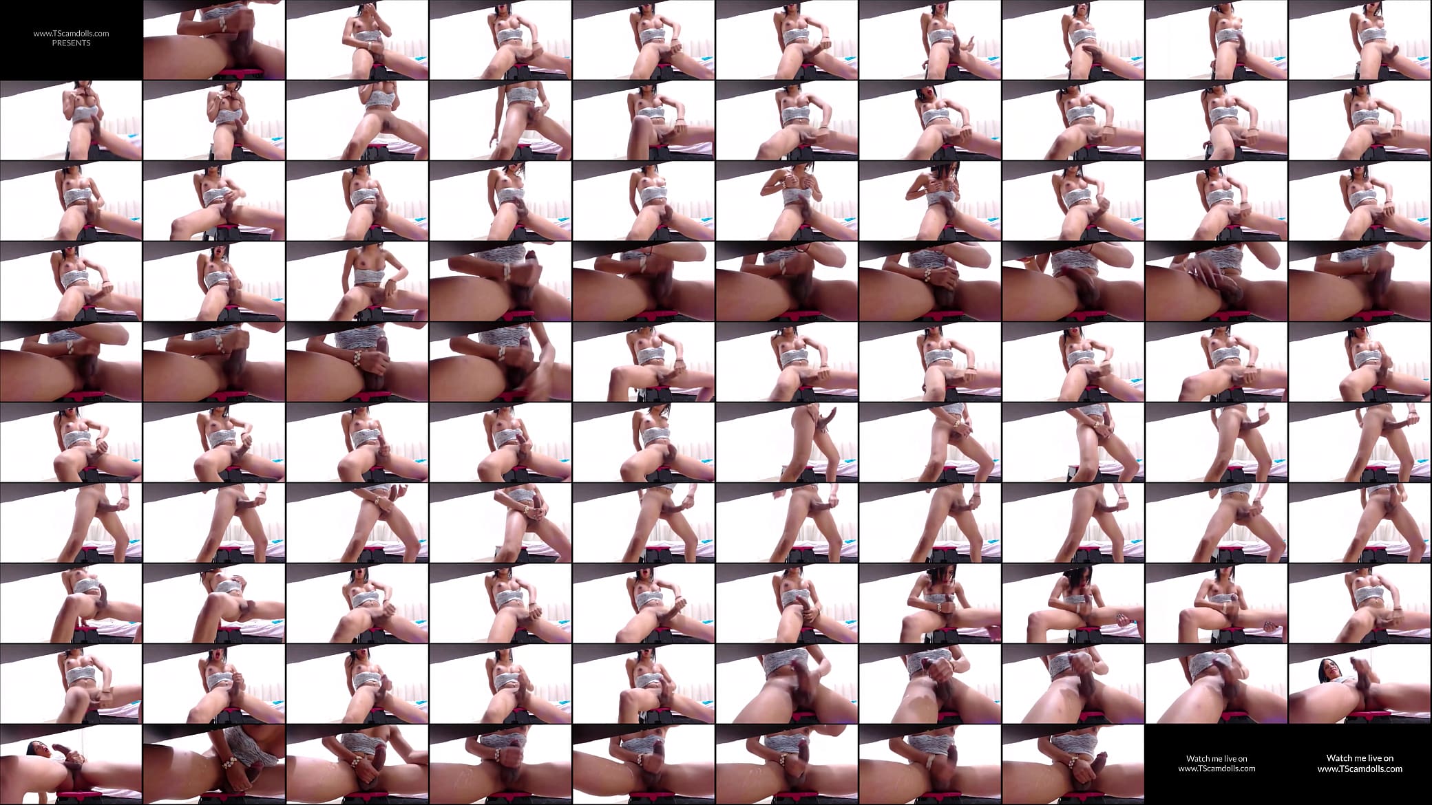 Huge curved TS cock - TScamdolls.com 预览图