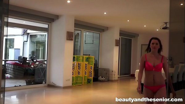 Angry grandpa gets chased and a. by horny student