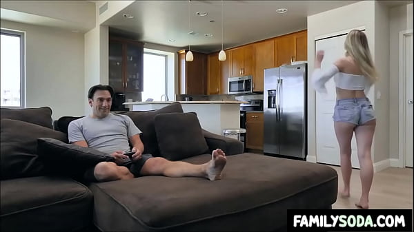 Download Video - Stepdaughter walks around with her ass h&period; out