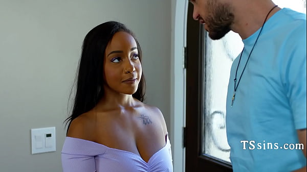 Download Video - TS Step sis Breeds My Ebony GF & So I Fucked Them Both Together &vert; TSSins