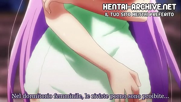 HENTAI IN ITALIAN - Slutty student fucks with a smaller guy