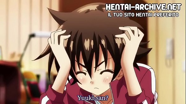 HENTAI IN ITALIAN - Slutty student fucks with a smaller guy