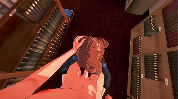 MITO REINA GETS FUCKED IN THE LIBRARY - DANBALL SENKI WARS PORN