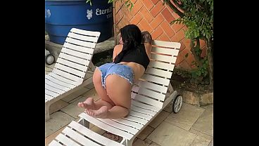 Behind the scenes of naked photoshoot in Brazil