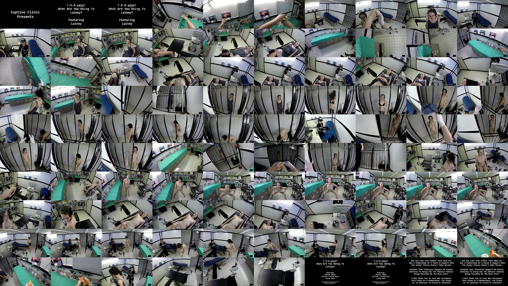 Teen Girl Subject To Humiliating &amp; Degrading T.S.A. Strip Search After Body Scanner Said She Had Something Inside Of Her - BondageClinic - Lainey - TSAyyy What Are You Doing To Lainey? Reup 预览图