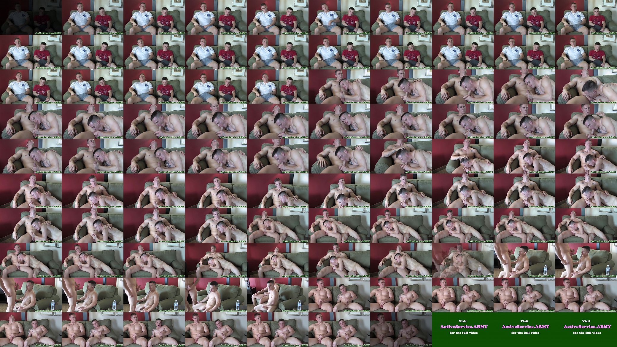 Masturbating soldiers try gay blowjob 预览图