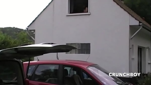 175 bisex party in the car outdoor with arab st...