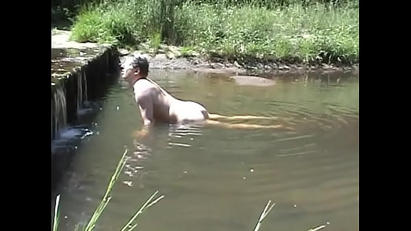 Download Video - Humping a stone in a river