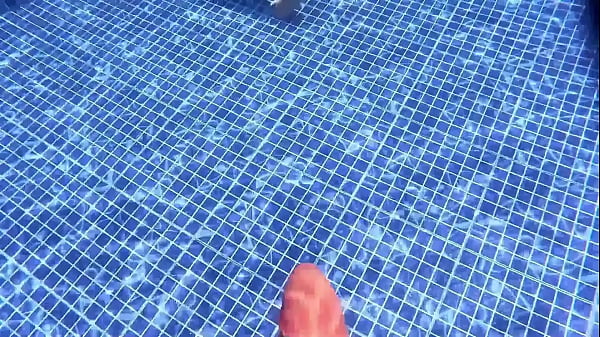 I CATCH A STRANGER WITH A HUGE ASS IN THE POOL AND PUNCH MY DICK STRAIGHT IN HER PUSSY
