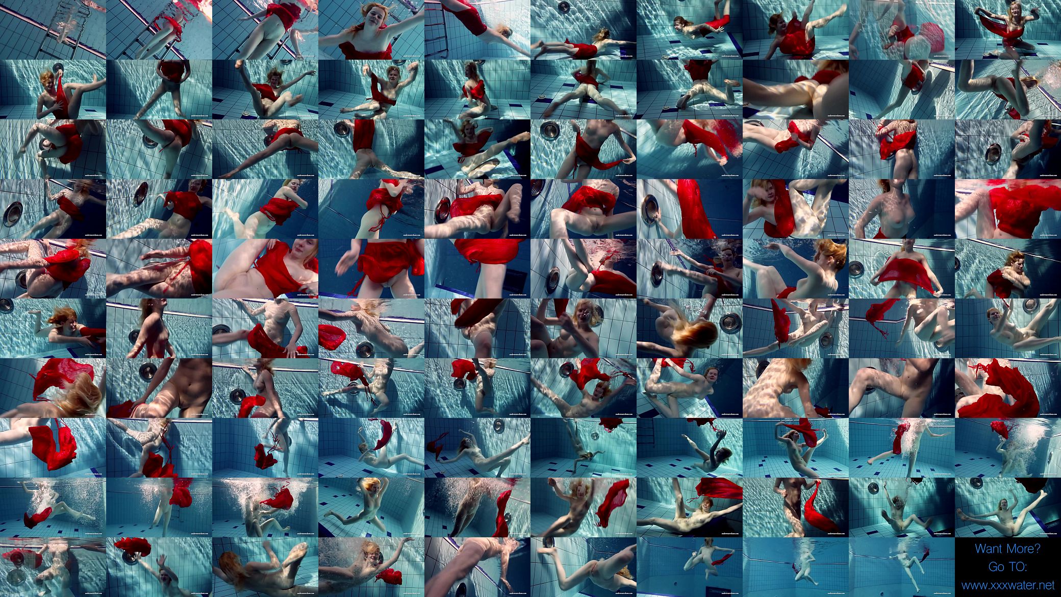 Hot blonde Lucie French teen in the pool 预览图