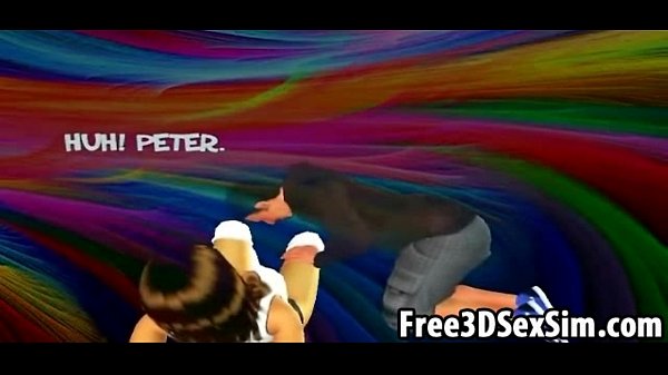 Tasty 3D cartoon brunette getting her pussy pounded