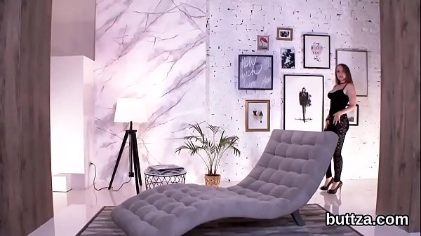 Exceptional half-naked slender chick gets poked in opened anal