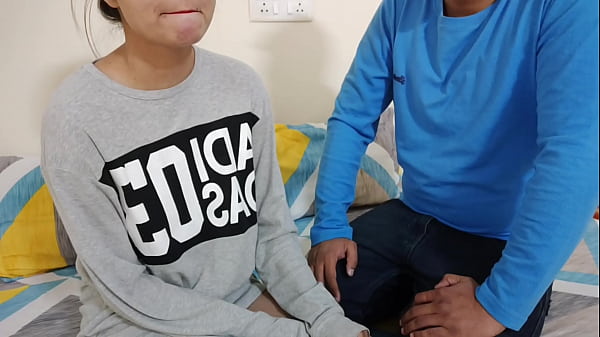 step Bro first sex after impressing in clear Hindi voice