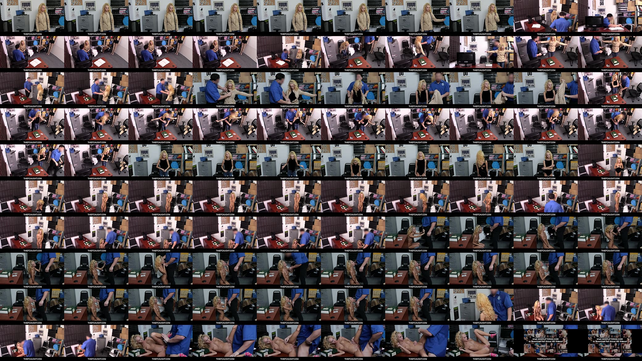 ThiefCaught - Caught Teen and Fucked Her Before She Was About to Steal - Sadie Hartz 预览图