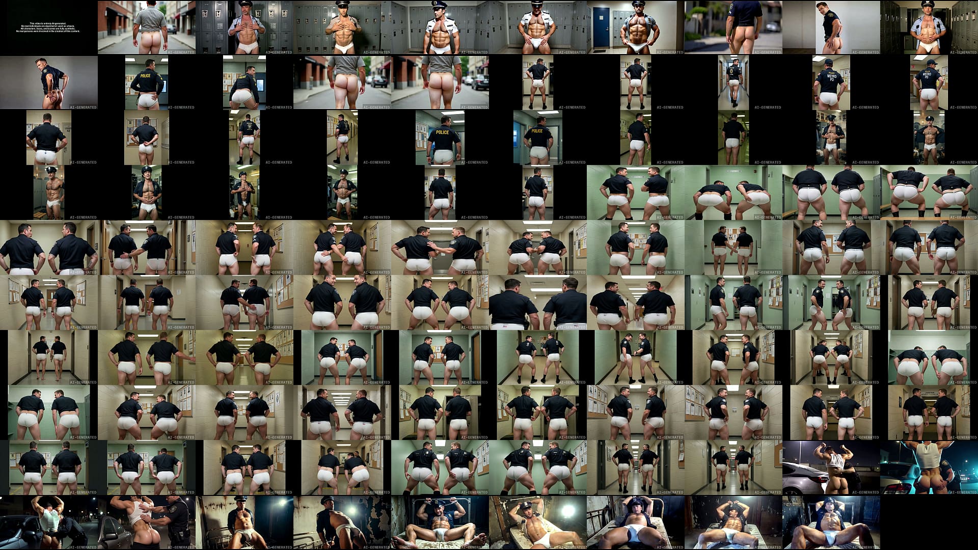 AI Uniformed Men Cinematic Edit 预览图