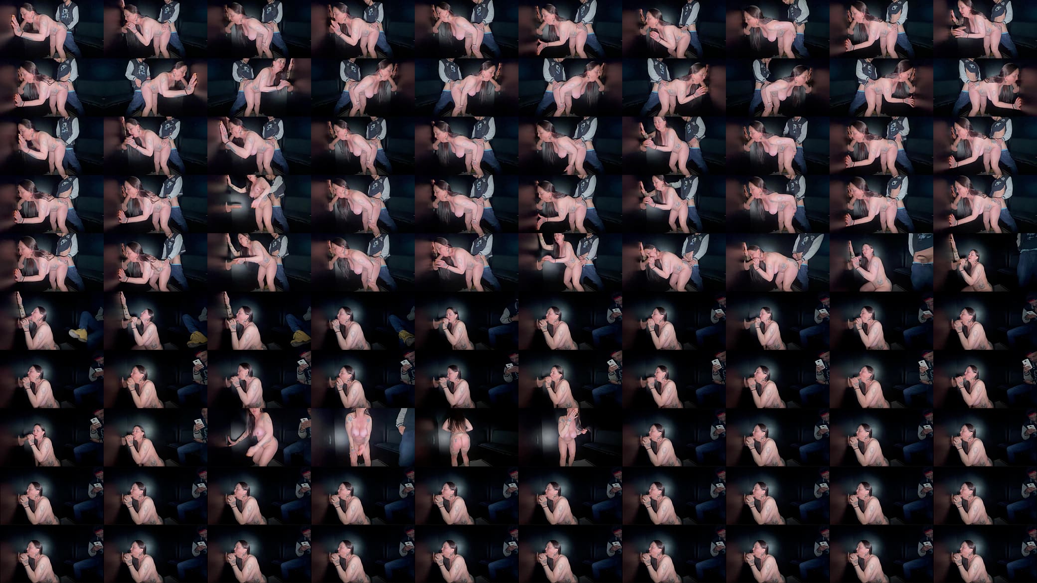 Casada mama rola em glory hole enquanto corno mexe no tiktok 预览图