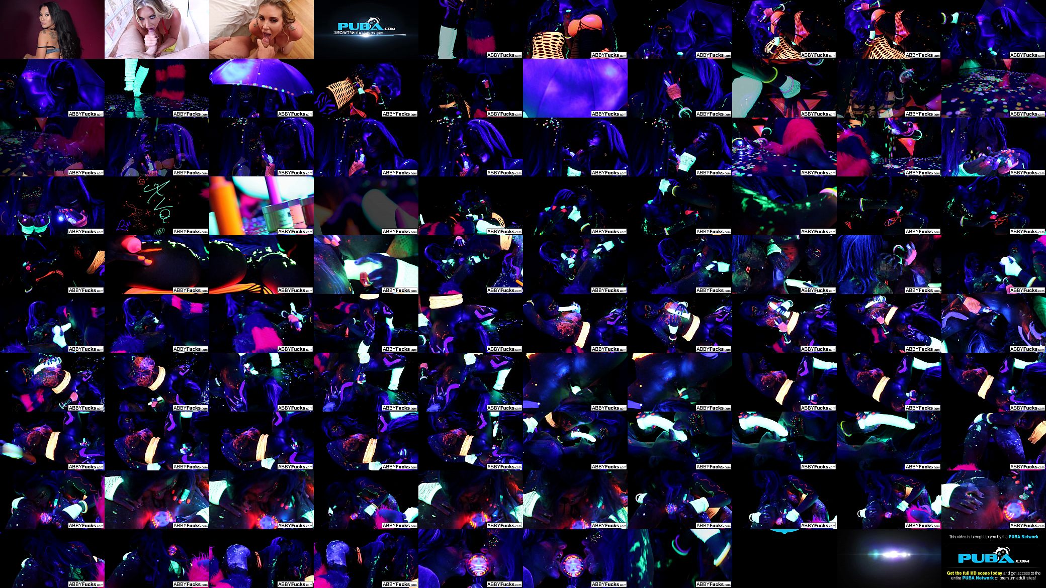 Black Light Rainy Night with Abigal Mac &amp; Ava Addams 预览图