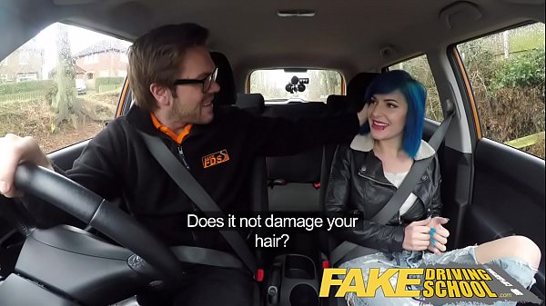 Fake Driving Instructor cums over learners pussy after anal