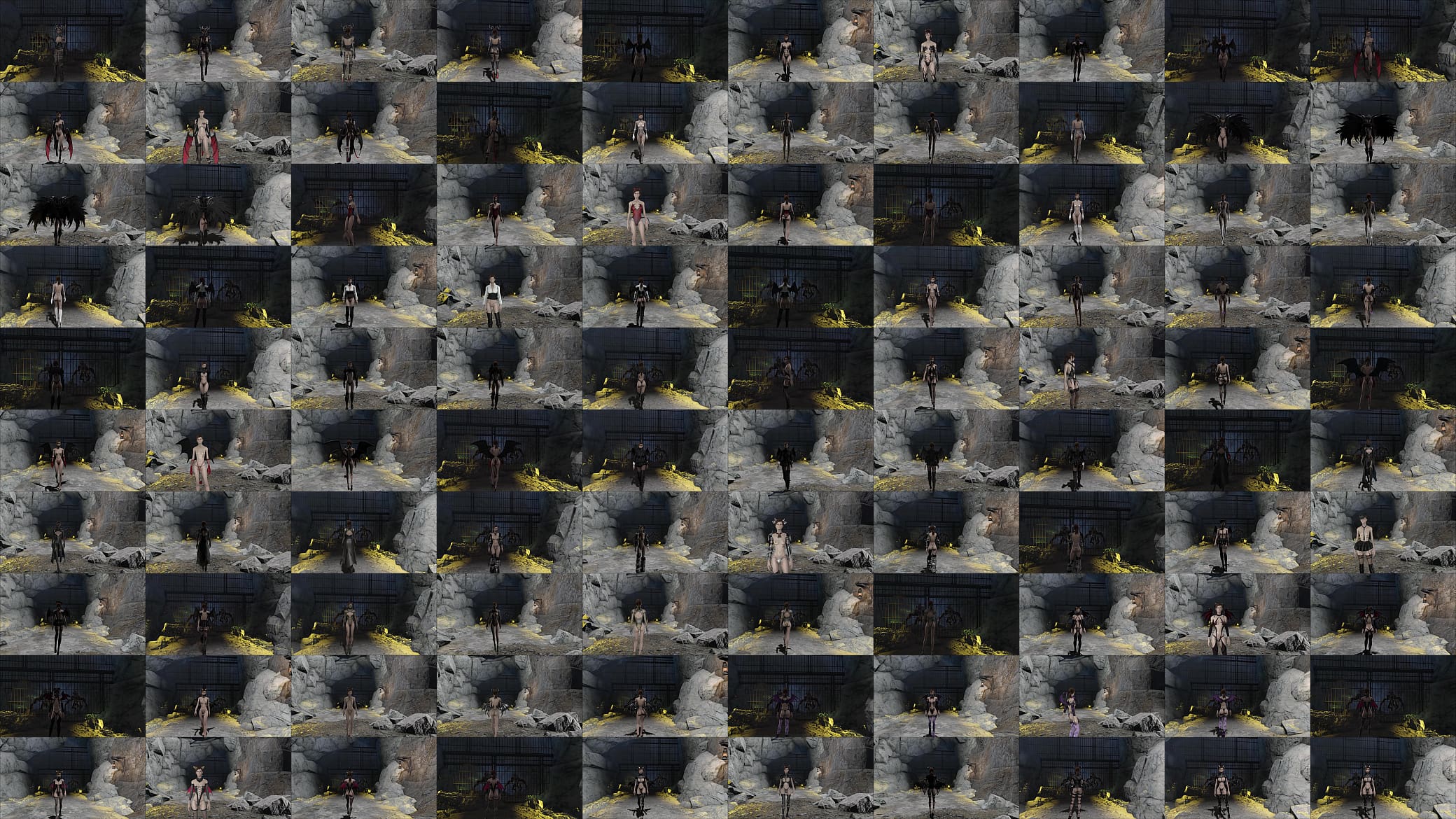 Fallout 4 Dark Angel Fashion 预览图