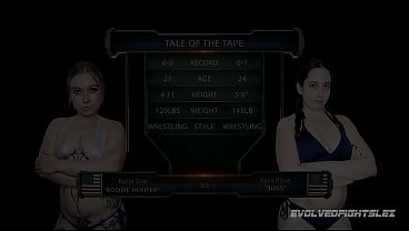 Kaiia Eve vs Kyra Rose Female Wrestling