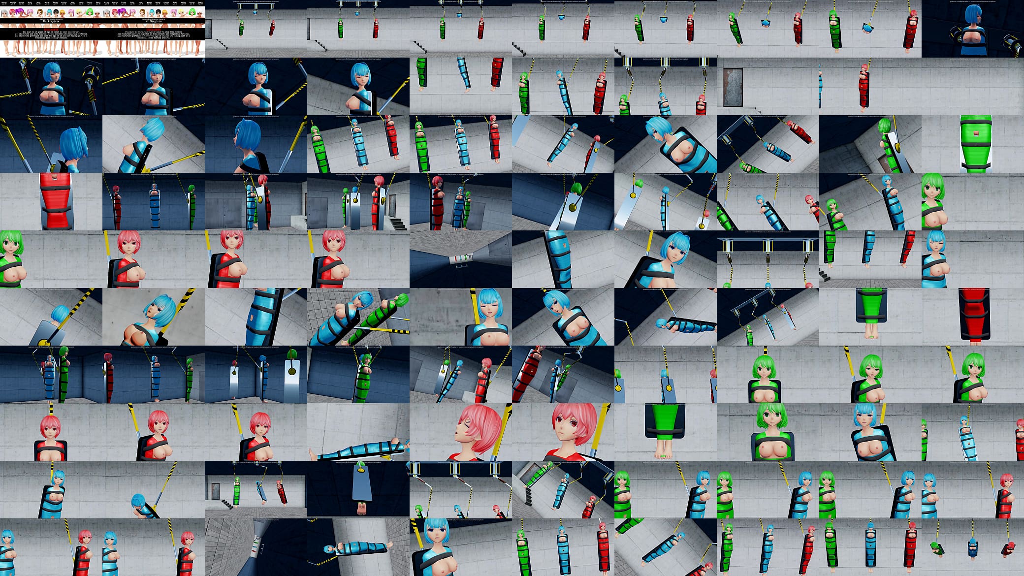 Robo-Arm Bondage Dance - 3D MMD 预览图