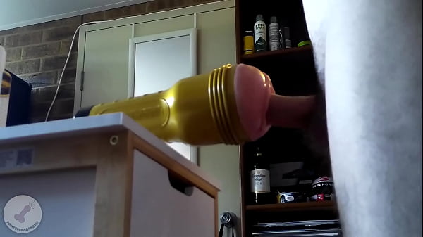 Aussie Solo Male Fleshlight Fuck Session