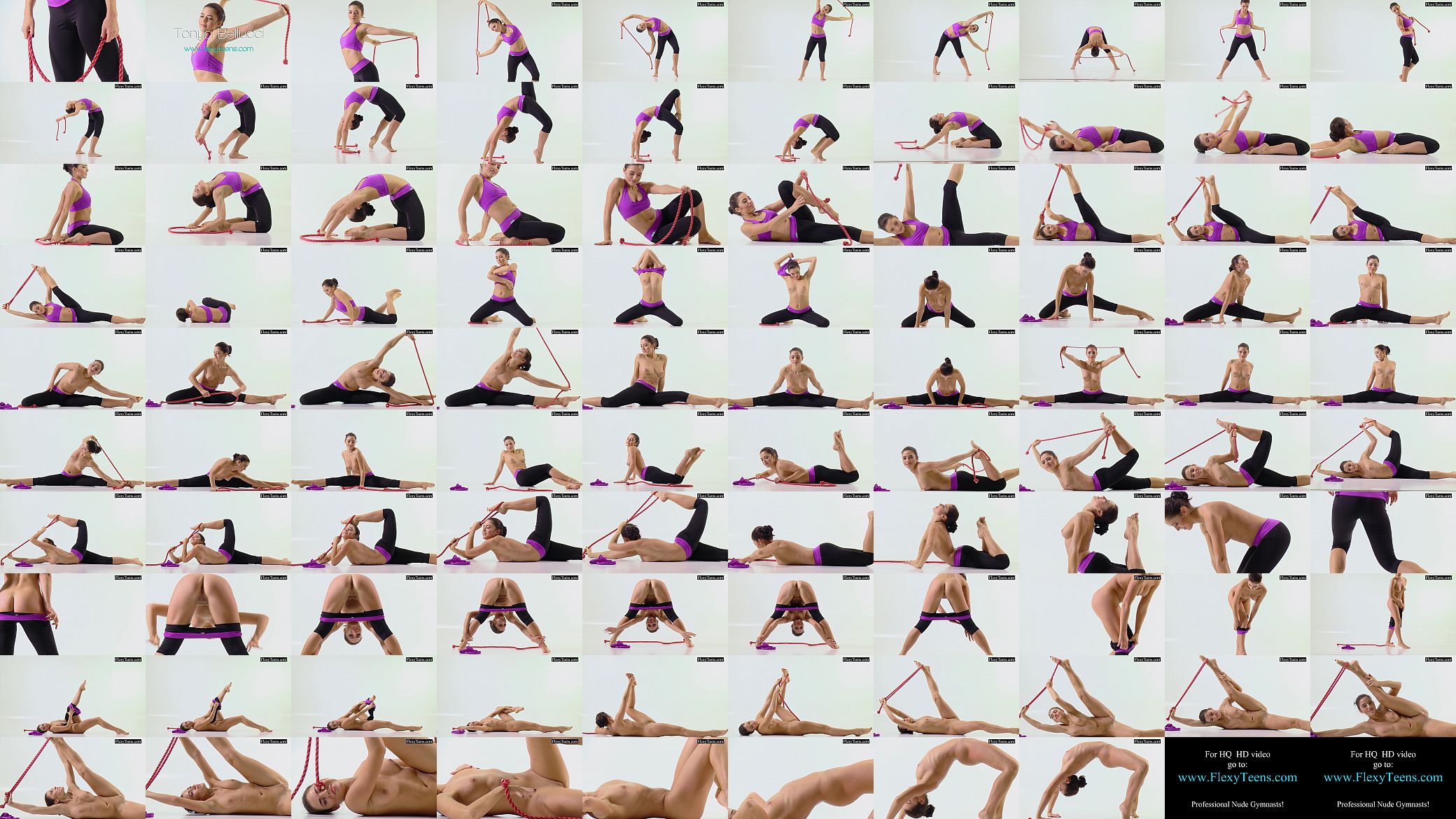 Tonya the hot gymnast makes incredible poses 预览图