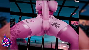 Japanese trans woman with a large penis being sensual