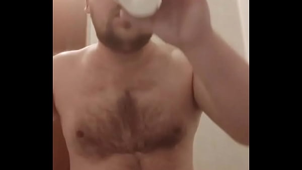 Full video: hairy GAY man jerks off his HUGE co...