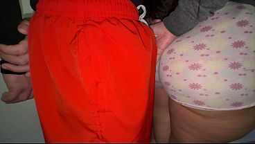 She Accidentally Grabs a Stranger's Dick and They Get Horny