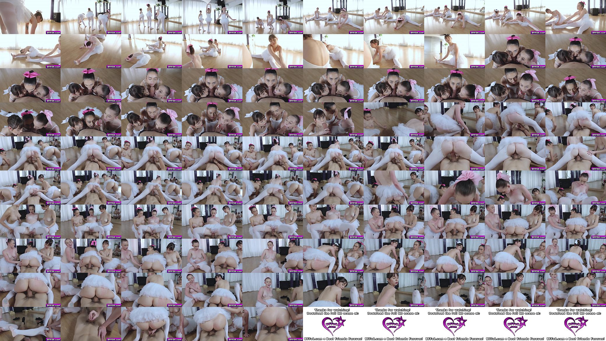 Teen ballerinas shared with a huge hard dick 预览图