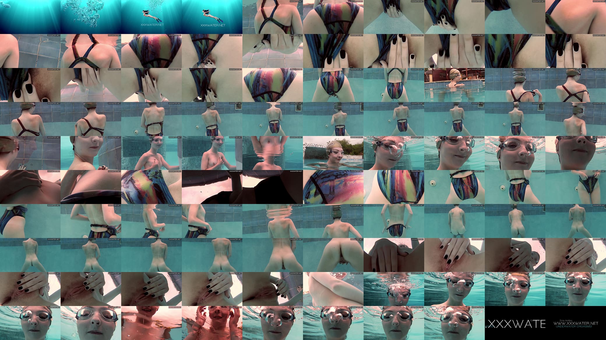 Young babe Emie Amfibia gets orgasms in the swimming pool 预览图