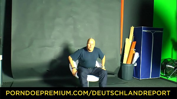 DEUTSCHLAND REPORT - Tattooed redhead in her 40s sucks dick and rides it for amateur German porn