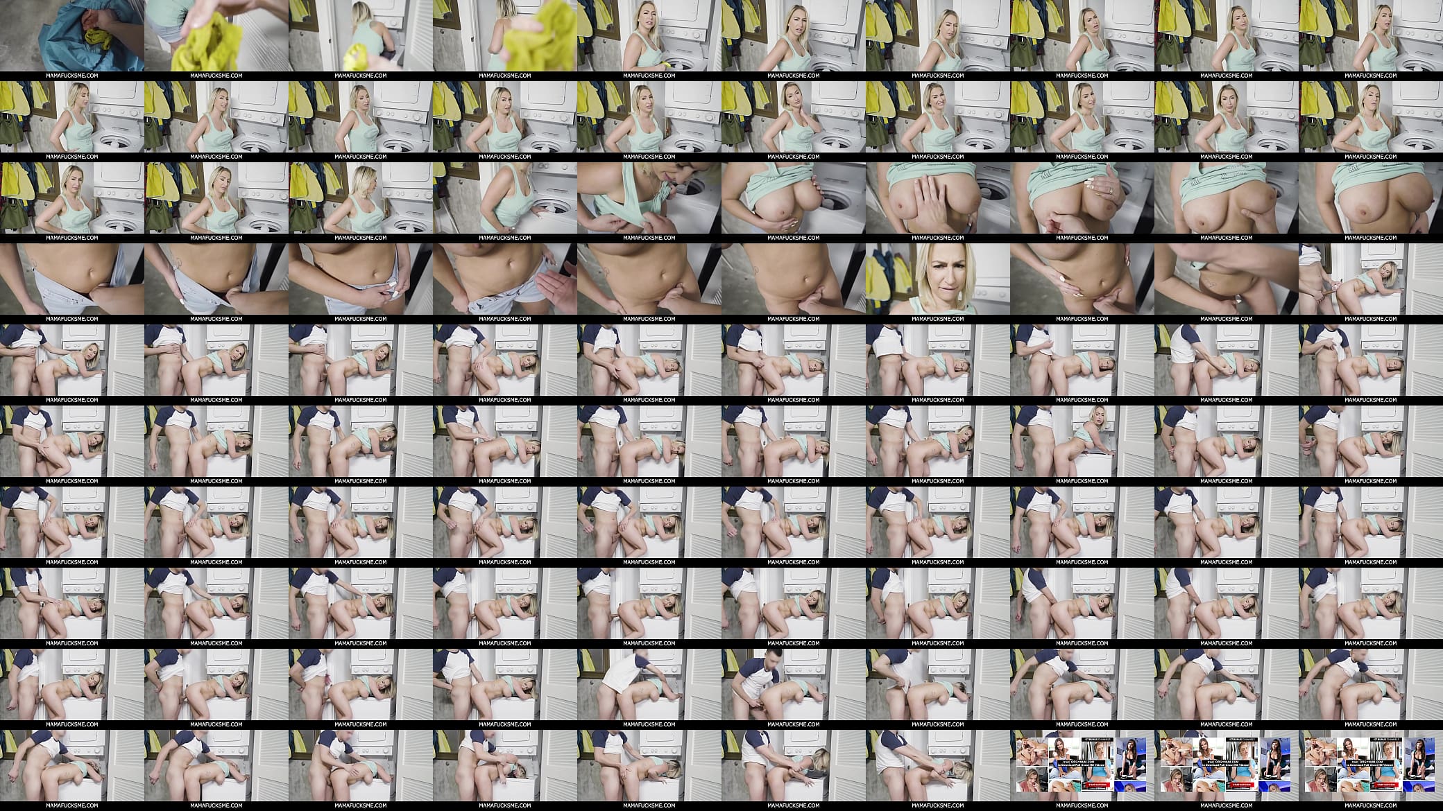 MamaFucksMe - Big Tits Blonde MILF Stepmom Quinn Waters Family Sex With stepson During Laundry POV 预览图