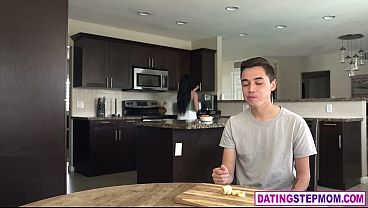 Stepmom wants to taste stepson his sperm to see if he is healthy