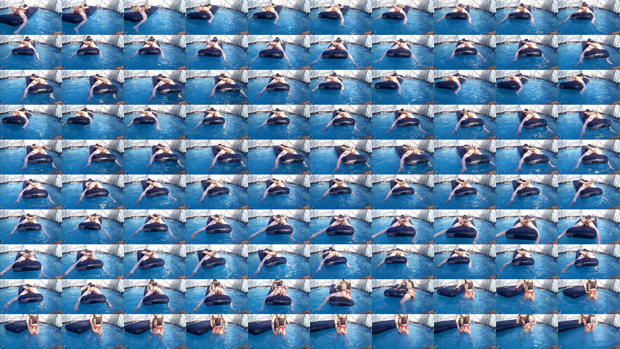 Sissy swims in the pool 预览图