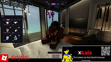 Roblox Ebony Bitch gets Fucked in Roblox Condo