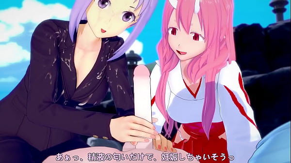 Shuna and Shion Rimuru in the hot springs | The time i got reincarnated as a slime Parody