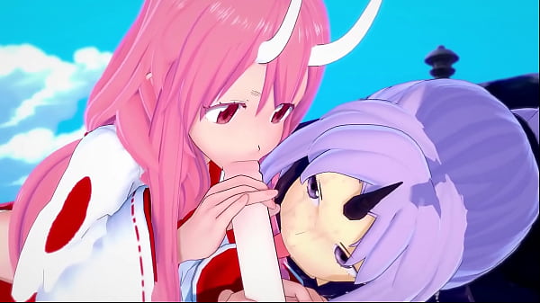 Shuna and Shion Rimuru in the hot springs | The time i got reincarnated as a slime Parody