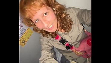 pissing on the bus seat... look how i'm wetting everything