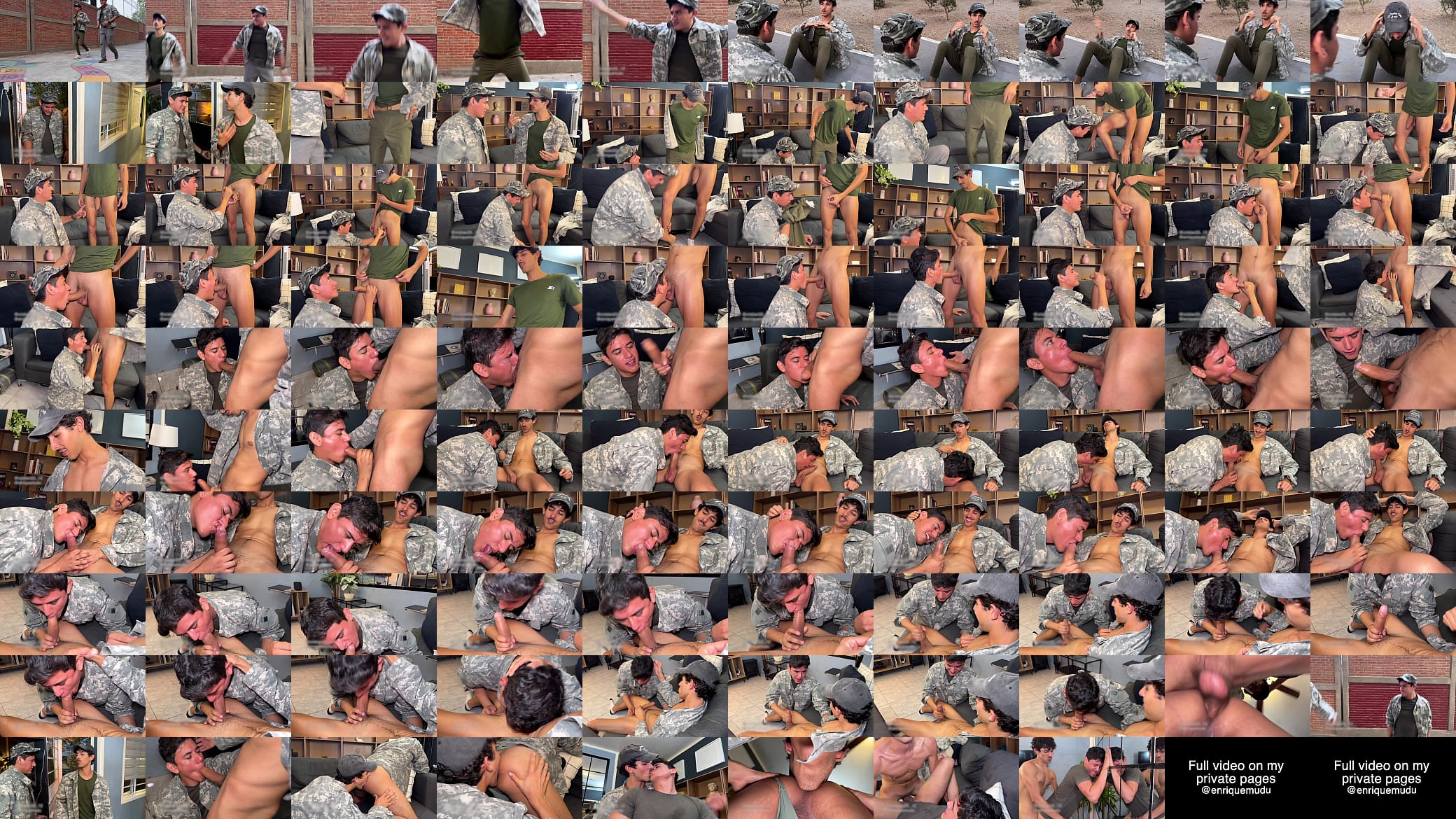 Military slut takes a massive Latino cock - enriquemudu &amp; cristianhdz (Free version) 预览图