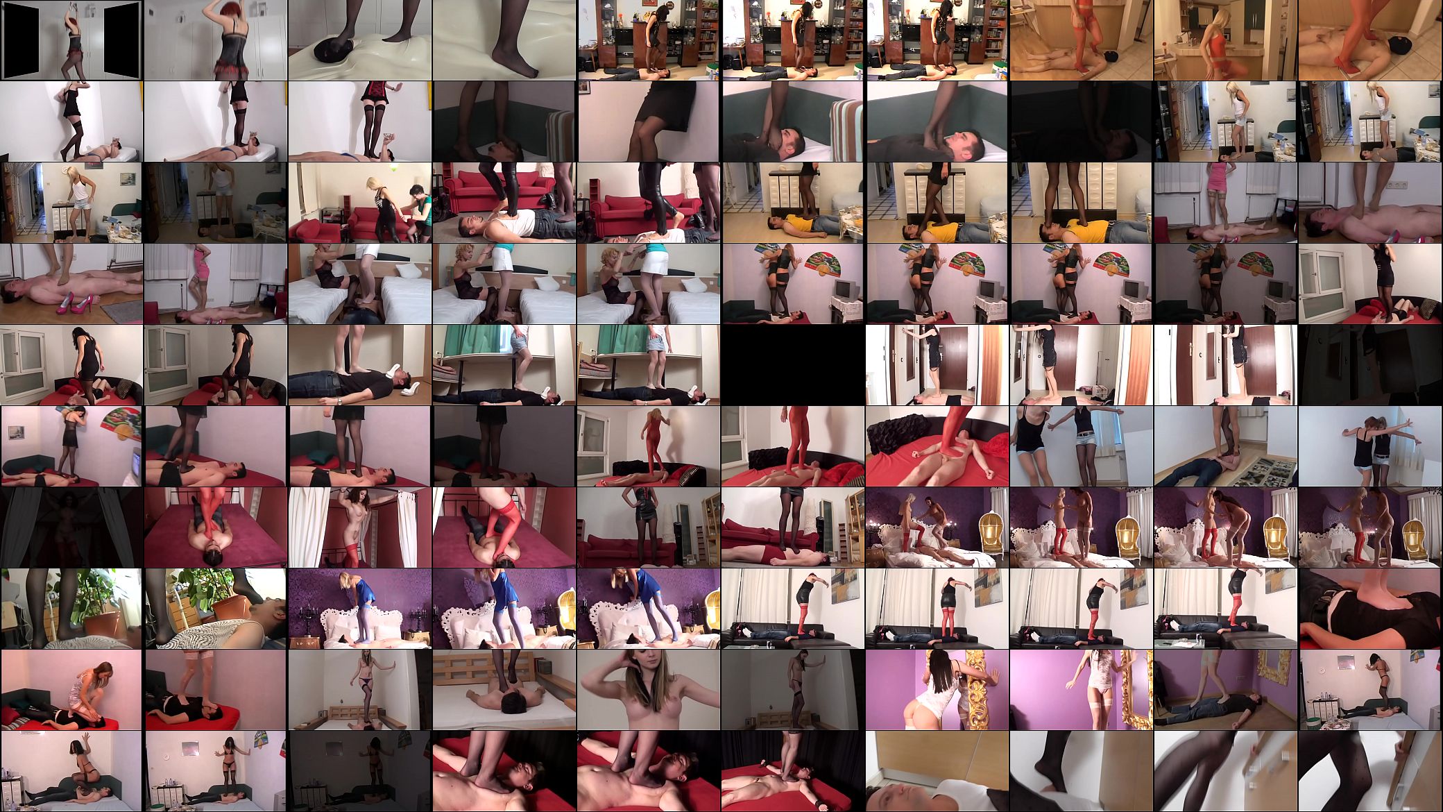 Nylon Girls love to trample guys 预览图