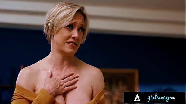 Download Video - GIRLSWAY - Petite Melody Marks&rsquo; Breakup Blues Cured By Busty Stepmom Dee Williams&rsquo; Scissoring Skills