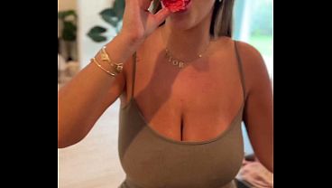 Chilling By The Pool With Alanna Pow And Her Big Natural Melons
