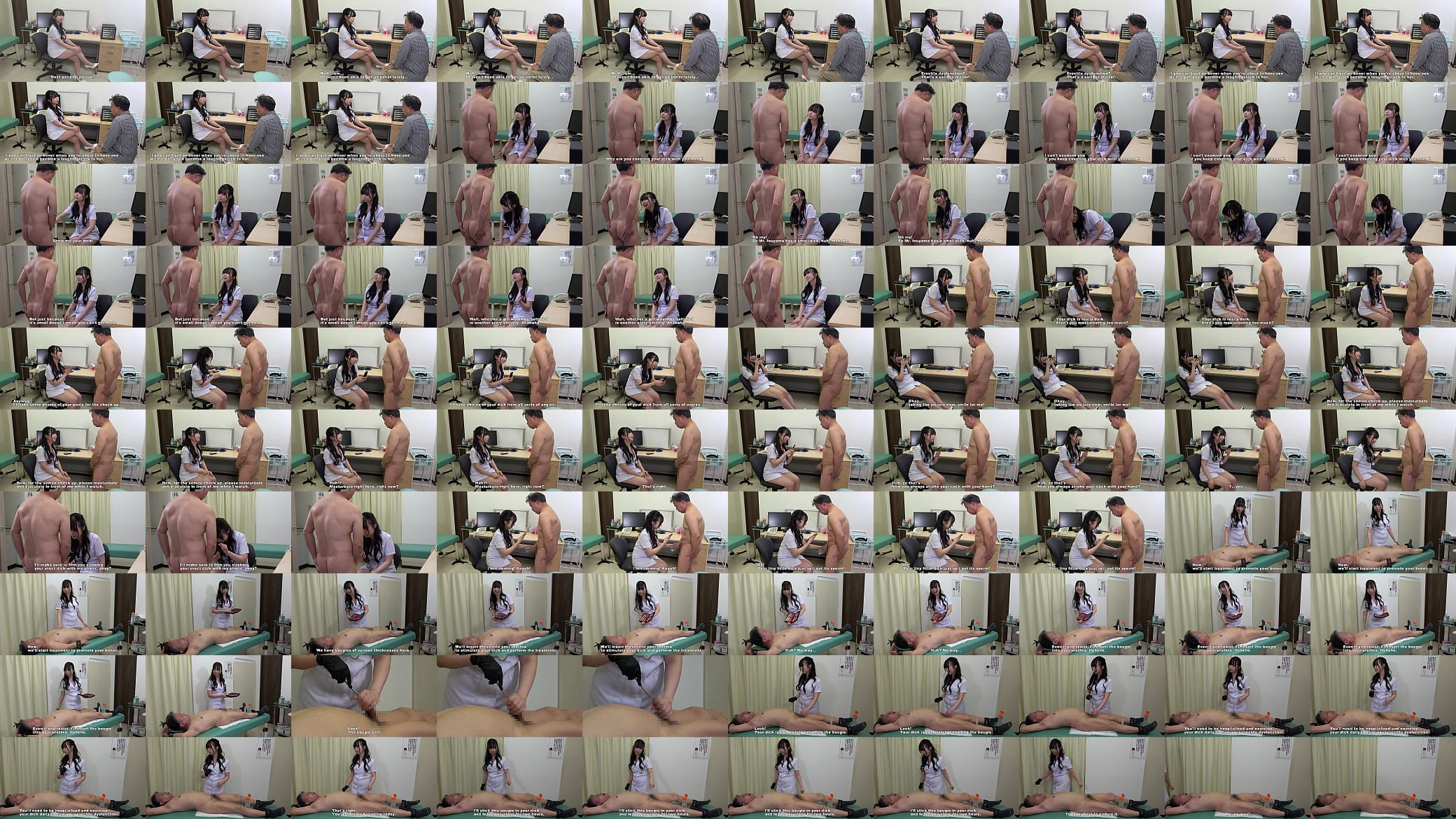 CFNM Femdom Doctor Try Curing His Small Cock 预览图