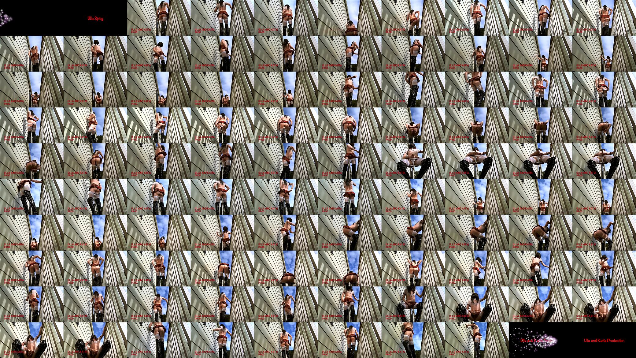 Hot exhibition on a balcony with Ulla Spicy 预览图