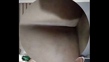 A chubby Colombian woman with a big ass is very horny and has rough sex with her neighbor.