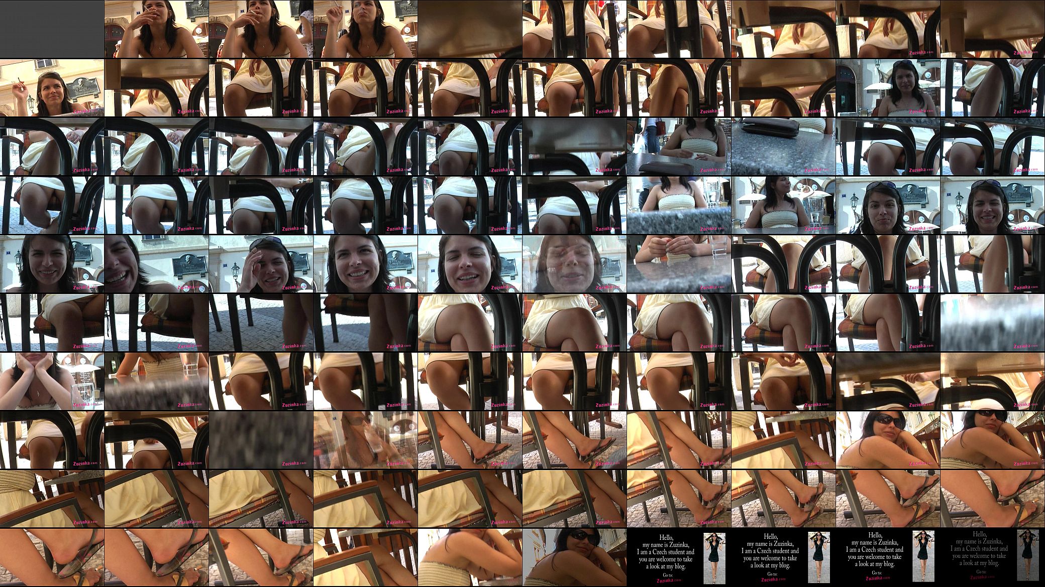 Upskirt in a crowded street 预览图