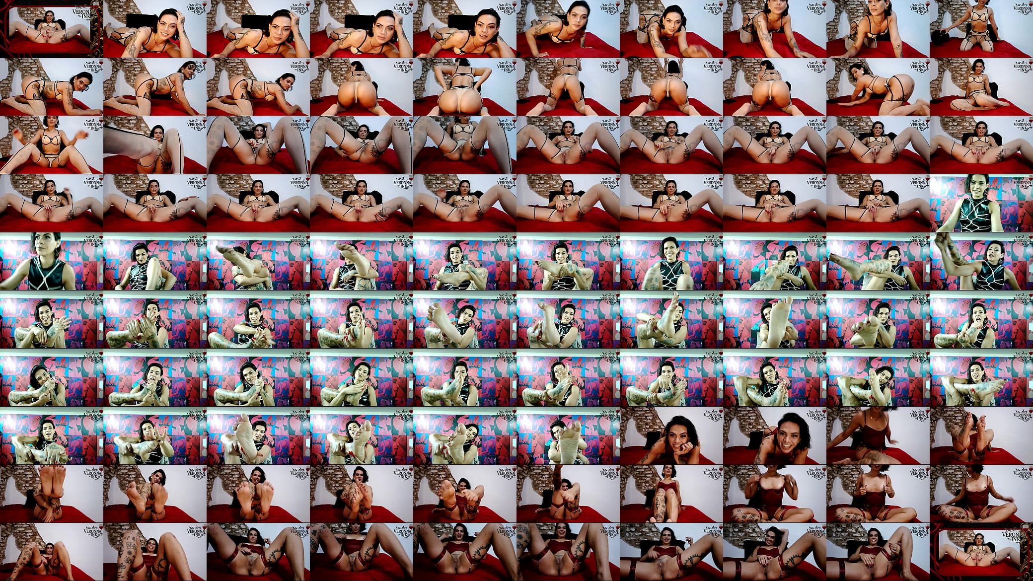 Compila&ccedil;&atilde;o de videochamadas &iacute;ntimas com Veronna Ink II 预览图