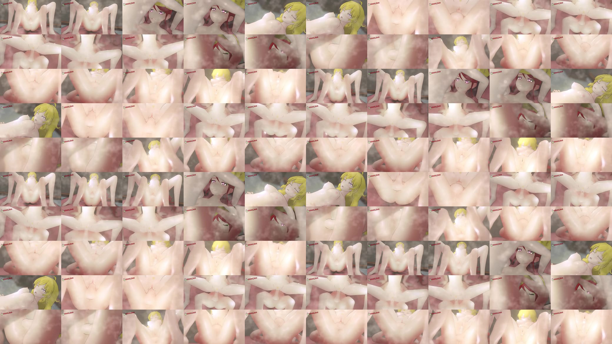Futa Pyrrha Fucks Yang in the Shower Room (Loop) 预览图